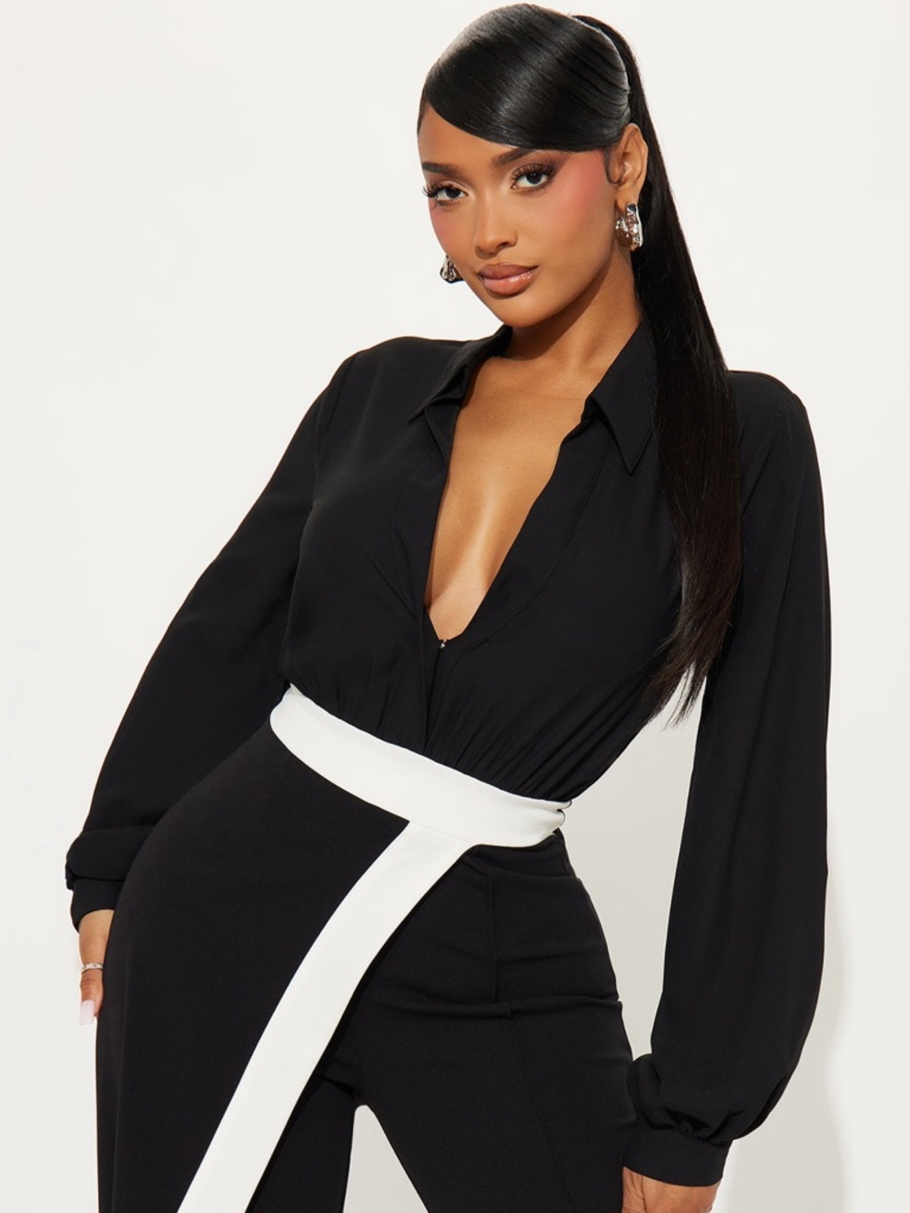 WORN ONCE - Thinking Outside The Box Jumpsuit - Black - Picture 2 of 3